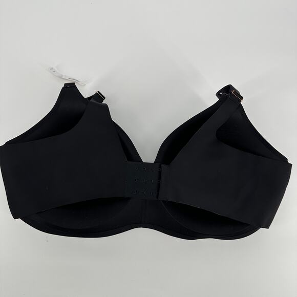 Soma Vanishing 360 Wireless Bra Black Smoothing Stretch Womens 44DD New - Picture 3 of 6